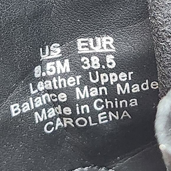 Sam Edelman Womens Carolena Black Suede Biker Lace Up Boots Booties Size 8.5 M - Picture 5 of 9